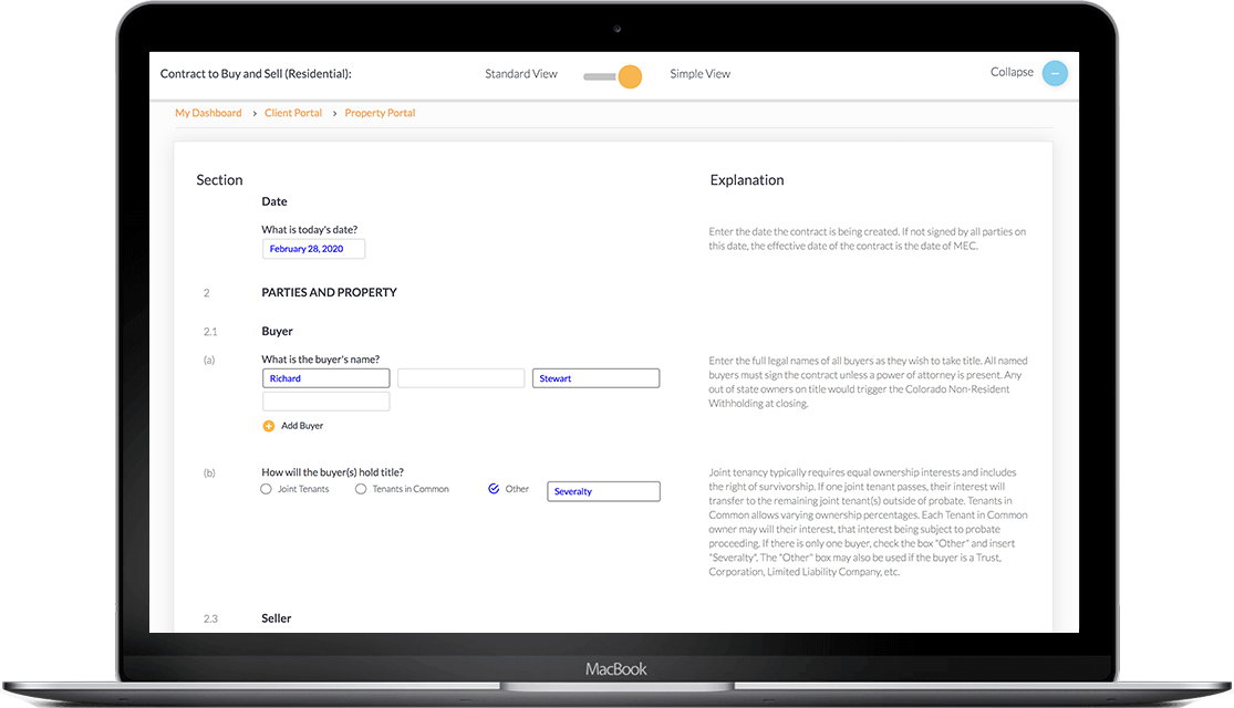 Agent Simple View Full